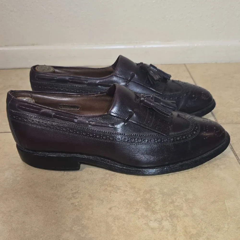 Allen Edmonds Dark Brown Tassel Loafers